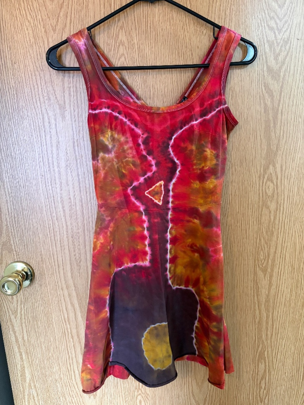 Dave Matthews Band DMB Firedancer Tie Dye Dress XS